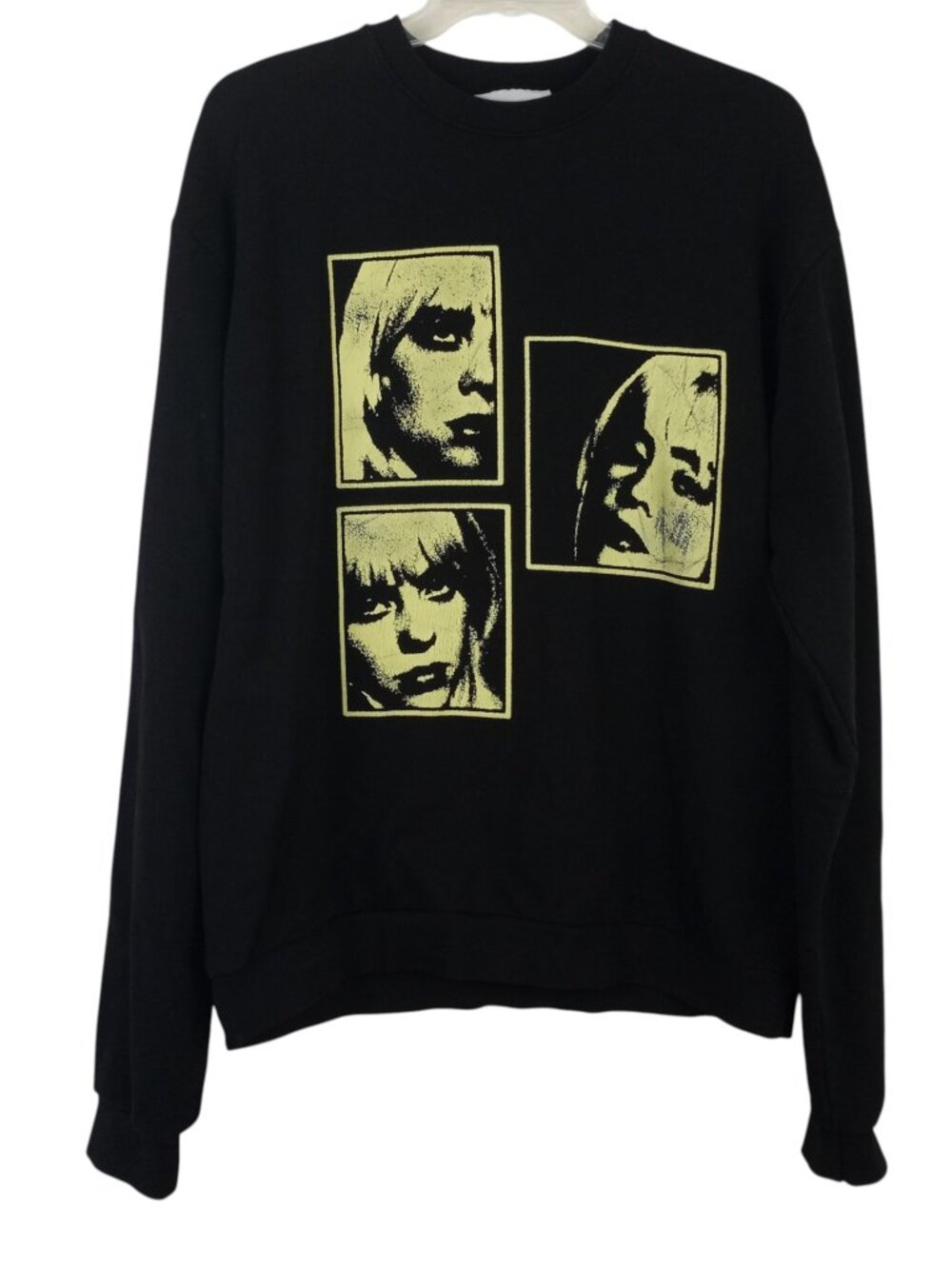 Billie Eilish Black Happier Than Ever 2022 World Tour Sweatshirt XL Unisex